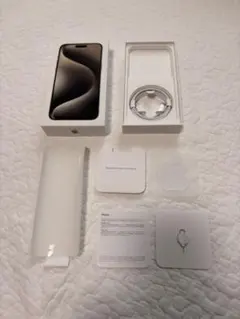 【空箱・本体なし】iPhone 15 Pro Max 空箱 ナチュラルチタニウム