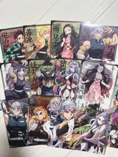 鬼滅の刃　クリアビジュアルポスター　15枚セット