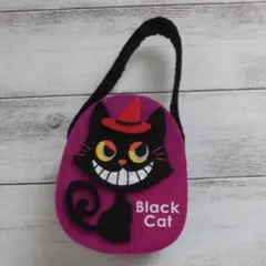新品　ハロウィン　黒猫ポシェット　黒猫　バッグ