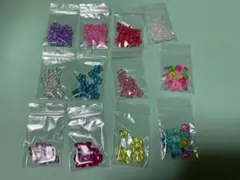 アクリルビーズ 花 ハート 貝殻