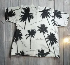 CALIFORNIA RANCH HOUSE 半袖Tシャツ　パームツリー　総柄