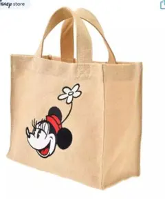 ミニーマウス刺繍トートバッグ