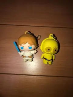 STARWARS ラバFig. ルーク C-3PO 2種セット 開封済みのサムネイル