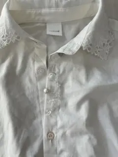 シャツワンピース　半袖　フリーサイズ　リベットアンドサージ