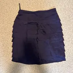 【美品】Body Dressing Deluxe フリルスカート　パープル 40