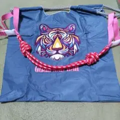新品●虎トラ刺繍トート＆ショルダー紐