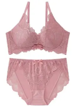 ★エメフィール★カシュクールレース脇高ブラ&ショーツセット