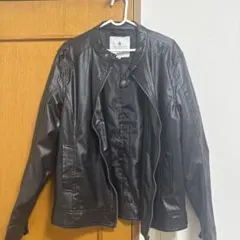 RESTORATION ブラックレザージャケット Lサイズ
