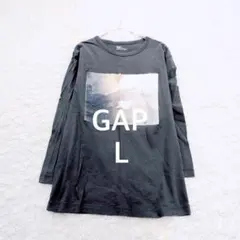 ギャップ/Tシャツ/フォトプリント/半袖/コットン100/Lサイズ
