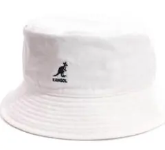 【新品未使用】KANGOL ホワイト バケットハット サイズF