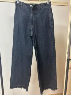 soerte ソエルテ Wide straight denim pantsのサムネイル