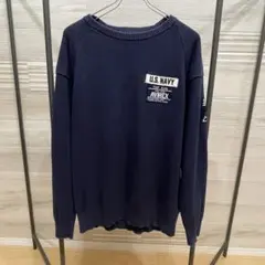 AVIREX【アヴィレックス】ニットセーター　長袖　【size XL】のサムネイル