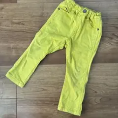 長ズボン 黄緑　90 エフオーキッズ