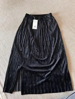 AZUL by MOUSSY ブラック プリーツスカート M