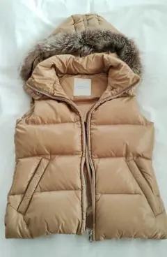 ☆ANTGAUGE☆アントゲージ☆3way☆フード付きダウンベスト☆ベージュ系