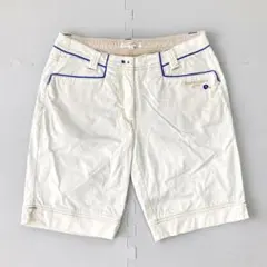 マリクレール スポール レディース ハーフパンツ ゴルフウェア L 白