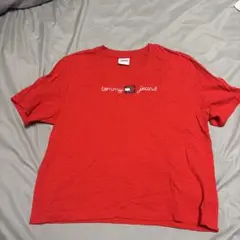 TOMMY JEANS 半袖Tシャツ S レッド