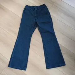 ブーツカットデニム 　ダークブルー