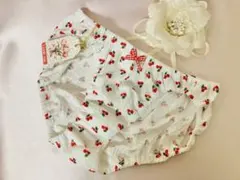 5L-459W☆新品 さくらんぼ柄綿 インゴム ショーツ パンティ スキャンティ