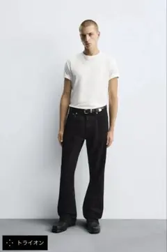 ［ZARA］フレアフィットジーンズ　サイズ36