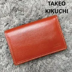 TAKEO KIKUCHI タケオキクチ 名刺入れ カードケース レザー