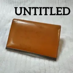 UNTITLED アンタイトル 本革 多機能 二つ折り財布 レザーウォレットのサムネイル