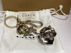 ★ 限定品！COACH コーチ キーホルダー 花柄 フラワー COACH - 限定品！COACH コーチ キーホルダー 花柄 フラワーの