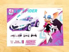 ソニックレーシング クロスワールド ポストカード ルージュ