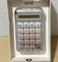 Lofree　電卓　テンキー　新品未使用　シルバー マット ファンデーション Lofree 電卓 テンキー 新品未使用 シルバー マット ファンデーション