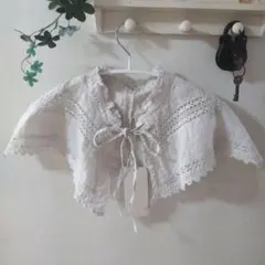 ヒロ様　専用　ネストローブ　付け襟　リネンレーススクエア襟