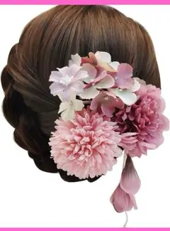 [QianYang] 髪飾り 花飾り成人式 髪飾り 和装 造花 ヘアアクセサリー