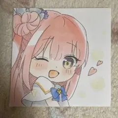 聖園ミカ ブルアカ 手描きイラスト