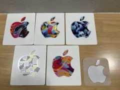 Appleロゴ アートステッカー 6枚セット
