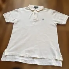 POLOラルフローレン ポロシャツ160サイズ オフホワイト