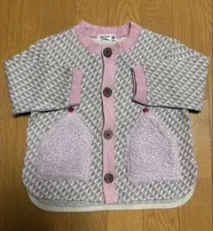 ラグマート　アウター　カーディガン　ピンク　女の子　ベビー　95サイズ