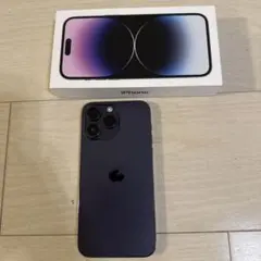 【美品】iPhone14 Pro MAX 256GB Deep Purple
