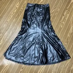 レザーマーメイドスカート