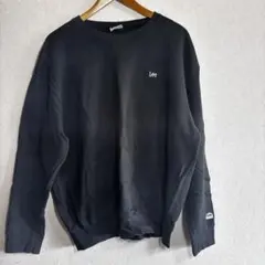 Lee ブラック トレーナー Lサイズ