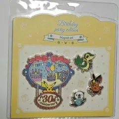 韓国限定】ポケモン 韓国 30周年 御三家 バースデーマグネットセット