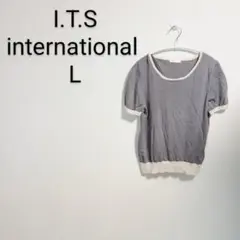 S550 I.T.S international 半袖トップス L グレー