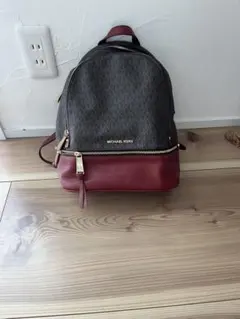 MICHAEL KORS リュック・バックパック ブラウン/レッド