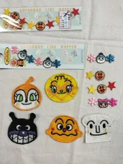 アンパンマン　刺繍ワッペンセット