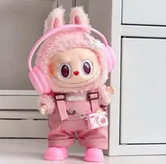 LABUBU ラブブ　ぬいぐるみの 着せ替え　縫い服　大人気　コスチュームピンク