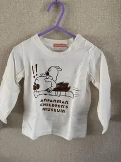 アンパンマン 長袖Tシャツ ホワイト