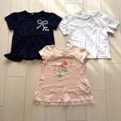 女の子 Tシャツ 3枚セット 120cm まとめ売り