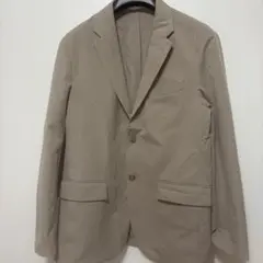 ベージュ テーラードジャケットM UNIQLO