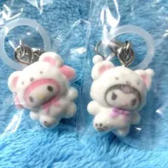 サンリオめじるしアクセサリーふわふわスノー マイメロディ&クロミ2点セット