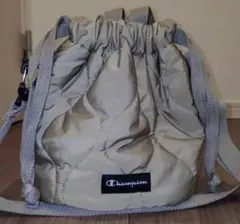 Champion キルティング 巾着 ショルダーバッグ