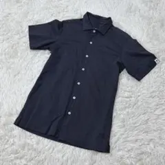 【c5477】カットソー　半袖　紺色　カジュアル