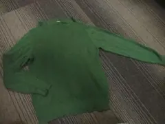 カーキ 長袖 ニット